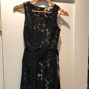 Black lace dress